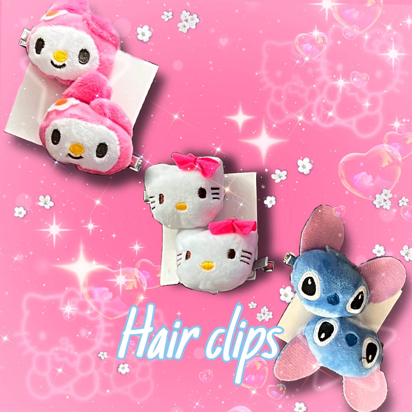 PLUSHIE HAIR CLIPS