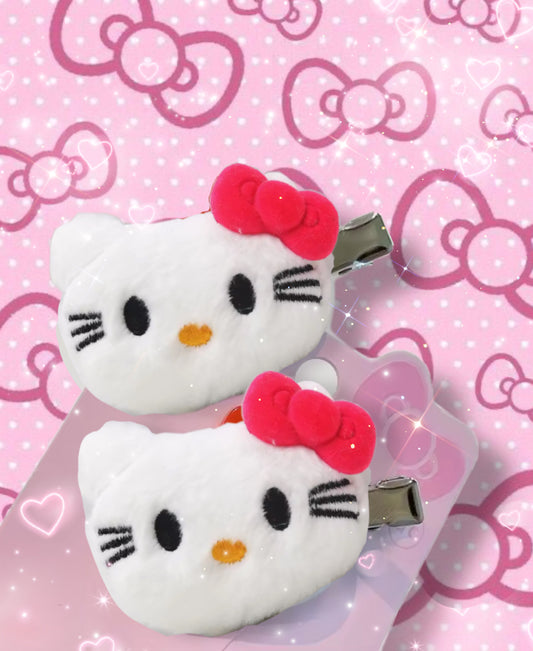 HK PLUSHIE HAIRCLIPS